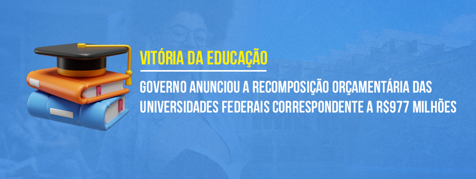 �Al�vio para as institui��es�, afirma presidente do ADURN-Sindicato ap�s an�ncio de recomposi��o or�ament�ria das universidades